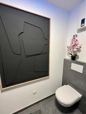 Ein Badezimmer in der Unterkunft Stillvolles Apartment mitten in little Tokyo