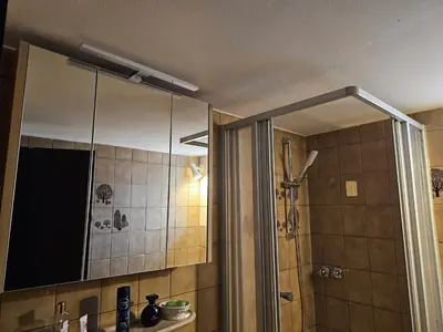 Ein Badezimmer in der Unterkunft Ferienwohnung Löhr Essen Kettwig