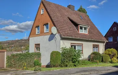 Das Gebäude in dem sich die Ferienwohnung befindet