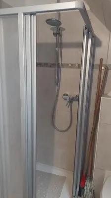 Ein Badezimmer in der Unterkunft Wohnung Mg