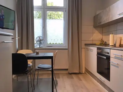 Küche/Küchenzeile in der Unterkunft HertenFlats - Rooms & Apartments - Kreis Recklinghausen