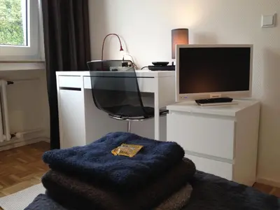 TV/Unterhaltungsangebot in der Unterkunft HertenFlats - Rooms & Apartments - Kreis Recklinghausen