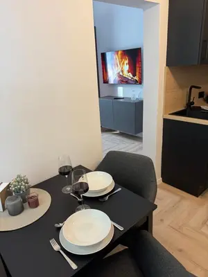 Küche/Küchenzeile in der Unterkunft Apartment 