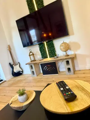 TV/Unterhaltungsangebot in der Unterkunft Suburban Loft