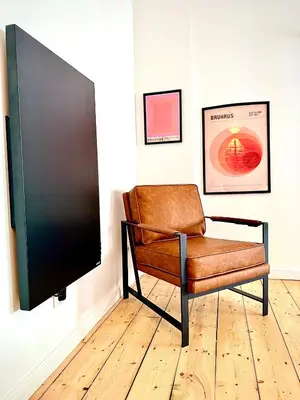 Ein Sitzbereich in der Unterkunft Suburban Loft