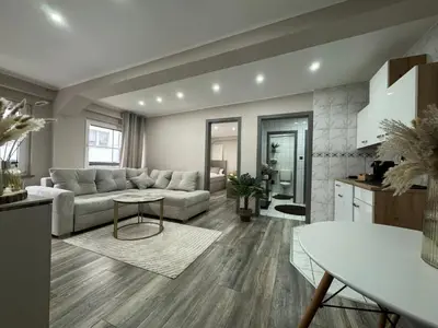 Ein Sitzbereich in der Unterkunft Loft-44147