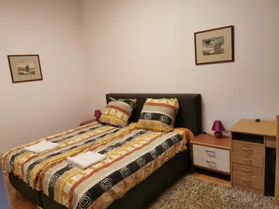 Ein Bett oder Betten in einem Zimmer der Unterkunft 1-Zimmer Wohnung