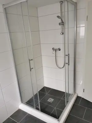 Ein Badezimmer in der Unterkunft 1-Zimmer Wohnung