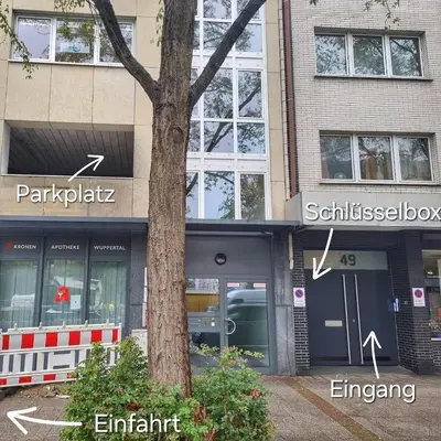 Grundriss der Unterkunft 1 Zimmer Apartment
