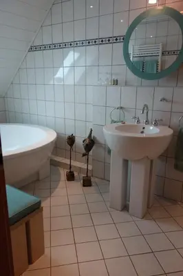 Ein Badezimmer in der Unterkunft Hotel & Restaurant Venner Moor