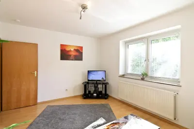 TV/Unterhaltungsangebot in der Unterkunft Top Apartmentwohnungen Veltins Arena