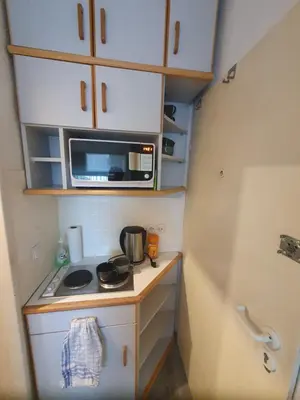 Küche/Küchenzeile in der Unterkunft Apartment Duisburg North