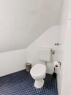 Ein Badezimmer in der Unterkunft Wohnen im Ländereck Essen Mülheim Oberhausen BS2R
