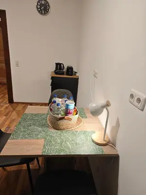 Grundriss der Unterkunft Lüdenscheid Work and Stay 3 Schlafzimmer 6 Betten Küche Bad Innenstadt