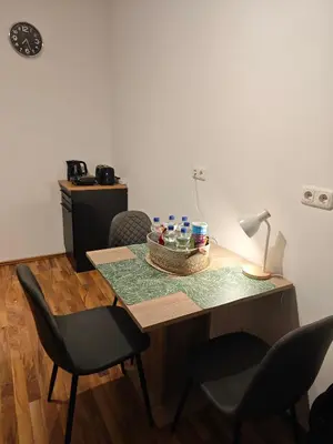Ein Sitzbereich in der Unterkunft Lüdenscheid Work and Stay 3 Schlafzimmer 6 Betten Küche Bad Innenstadt