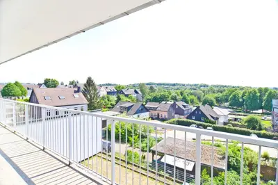 Ein Balkon oder eine Terrasse in der Unterkunft Top Apartmentwohnungen Heiligenhaus