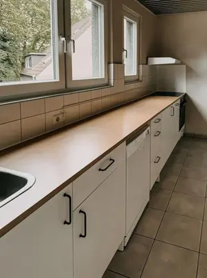 Küche/Küchenzeile in der Unterkunft Ruhig wohnen zwischen Essen und Mülheim! BÖ1