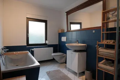 Ein Badezimmer in der Unterkunft Altes Höfchen