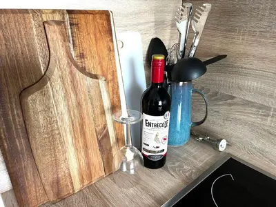 Grundriss der Unterkunft Messe Essen, Modernes Apartment mit Küche, Balkon & Self-Check-in