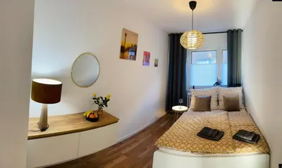 Ein Sitzbereich in der Unterkunft Sunny Appartement