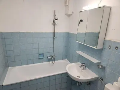 Ein Badezimmer in der Unterkunft Monteurwohnung Marl Brassert - 1OGM