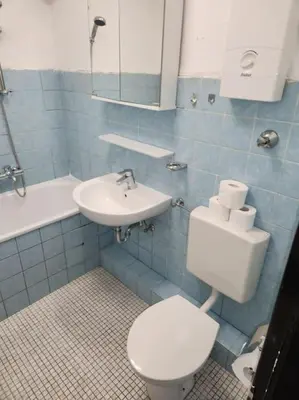 Ein Badezimmer in der Unterkunft Monteurwohnung Marl Brassert - 1OGM