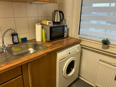Küche/Küchenzeile in der Unterkunft Monteurwohnung in Marl - Schiller - 2OGL
