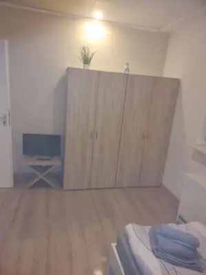 Ein Bett oder Betten in einem Zimmer der Unterkunft Monteurwohnung in Marl - Lipper 70 - EG
