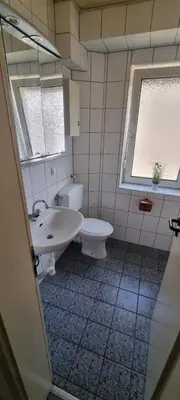 Ein Badezimmer in der Unterkunft Monteurwohnung in Marl - Lipper 70 - DGL