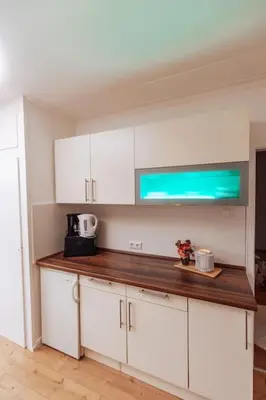 Küche/Küchenzeile in der Unterkunft brick & cozy - City - Netflix - Wifi - 4 Person