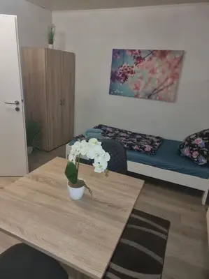 Ein Sitzbereich in der Unterkunft Monteurwohnung in Marl - Kamp 13 - EGL