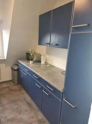 Küche/Küchenzeile in der Unterkunft Monteurwohnung in Marl - Kamp 13 - 2OGM