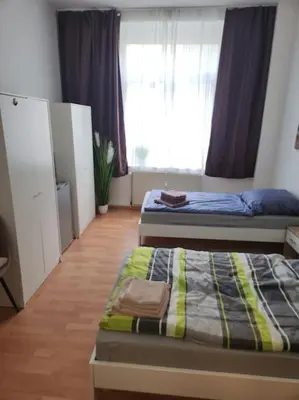 Ein Bett oder Betten in einem Zimmer der Unterkunft Monteurunterkunft Nähe CentrO Oberhausen - 2OGL
