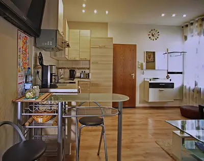 Küche/Küchenzeile in der Unterkunft SK Apartments - Liborius