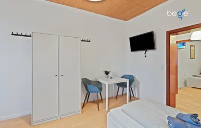 TV/Unterhaltungsangebot in der Unterkunft BEGE APARTMENTS WorkLounge