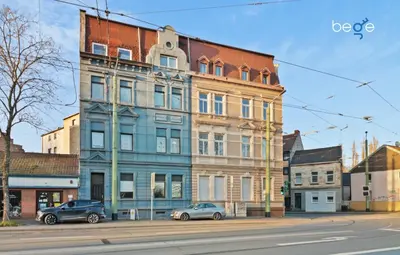Das Gebäude in dem sich die Ferienwohnung befindet