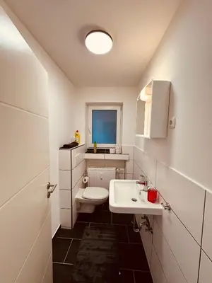 Ein Sitzbereich in der Unterkunft Zur schönen Aussicht I 55 I Am Feld I Zuhause