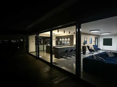 TV/Unterhaltungsangebot in der Unterkunft Infinity Apartment Essen