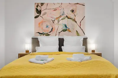 Ein Bett oder Betten in einem Zimmer der Unterkunft ROTH Apartments Solingen-HBF