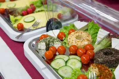 Essen im Hotel oder in der Nähe