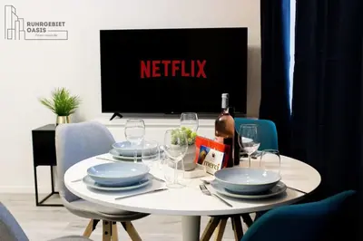 TV/Unterhaltungsangebot in der Unterkunft Modernes 2 Zimmer Apartment, 6 Personen, WIFI