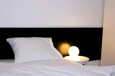 Ein Bett oder Betten in einem Zimmer der Unterkunft Cozy Apartment Wuppertal
