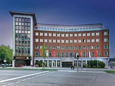 Das Gebäude in dem sich das Hotel befindet