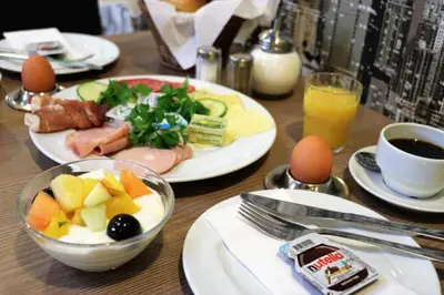 Essen im Hotel oder in der Nähe