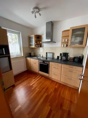 Küche/Küchenzeile in der Unterkunft Gemütliche 2 Zimmerwohnung