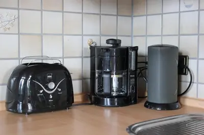 Kaffee-/Teezubehör in der Unterkunft Sunshine-Flat Düsseldorf-Ratingen