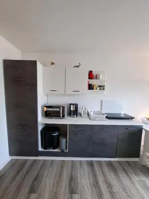 Küche/Küchenzeile in der Unterkunft Appartement in ruhiger Lage
