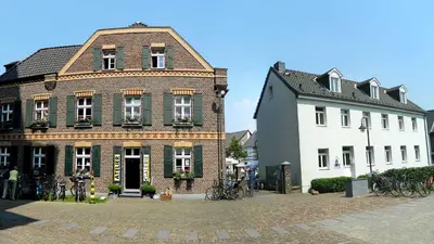 Das Gebäude in dem sich die Ferienwohnung befindet