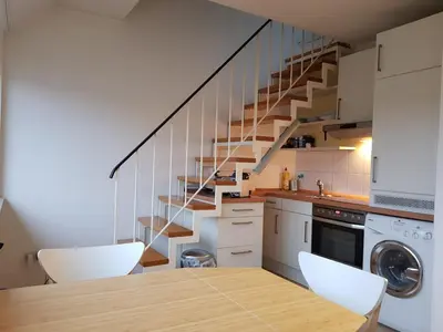 Küche/Küchenzeile in der Unterkunft Charming maisonette with sun terrace