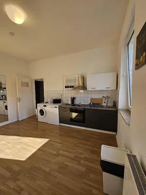 Küche/Küchenzeile in der Unterkunft homes of ruhr - Apartment Zeche